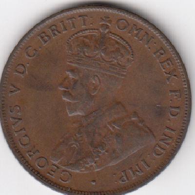 Beschrijving: 1 Penny GEORGIUS V 